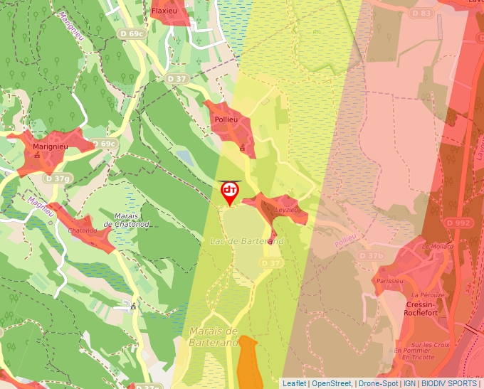 Carte Géoportail pour les drones de loisir