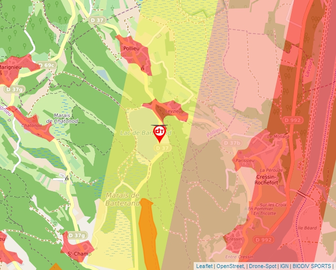 Carte Géoportail pour les drones de loisir