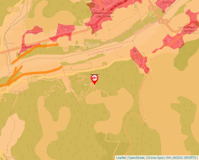 Carte Géoportail pour les drones de loisir