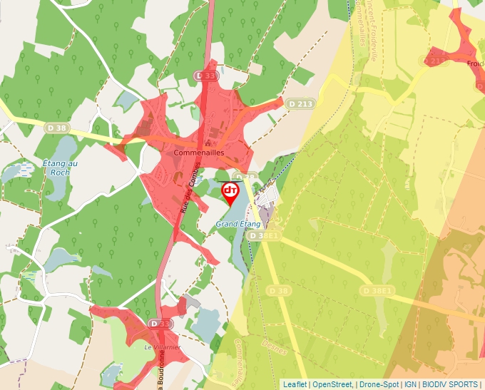 Carte Géoportail pour les drones de loisir