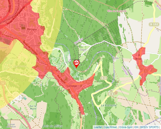 Carte Géoportail pour les drones de loisir