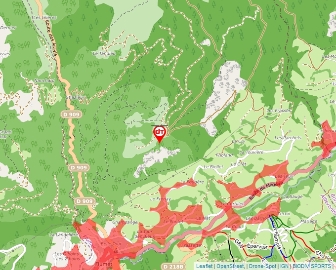 Carte Géoportail pour les drones de loisir