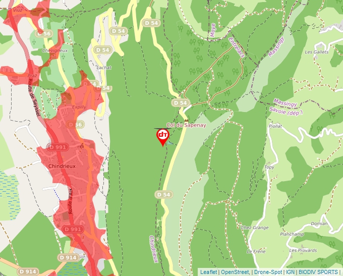 Carte Géoportail pour les drones de loisir