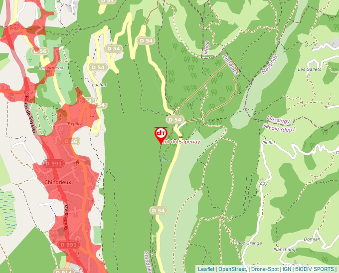 Carte Géoportail pour les drones de loisir