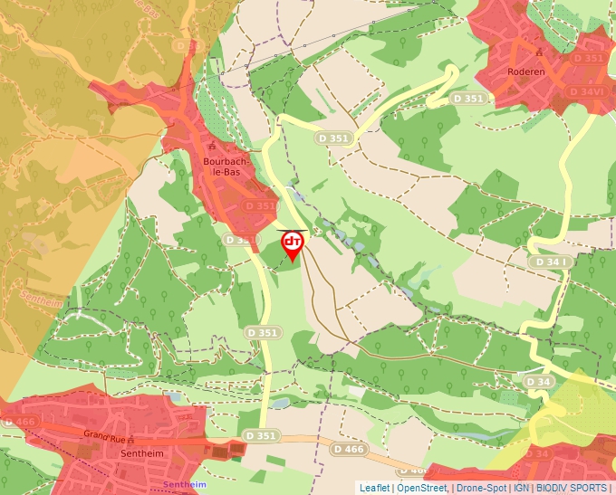 Carte Géoportail pour les drones de loisir