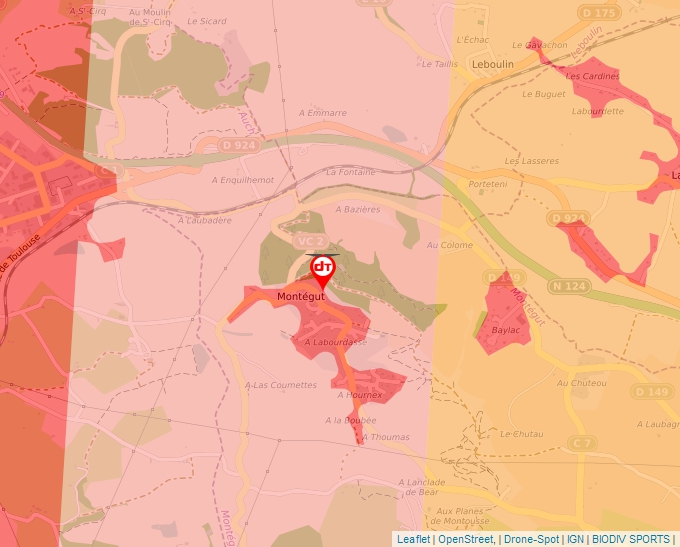 Carte Géoportail pour les drones de loisir