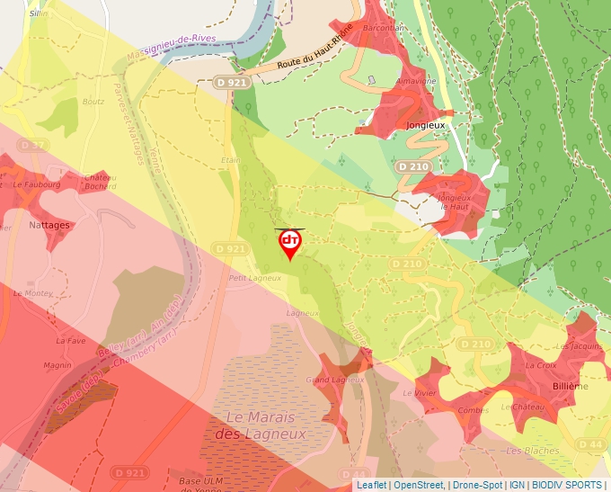 Carte Géoportail pour les drones de loisir