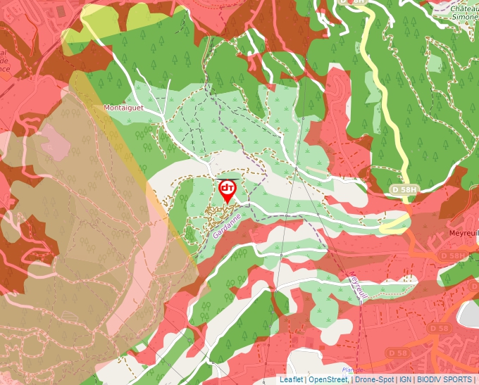 Carte Géoportail pour les drones de loisir