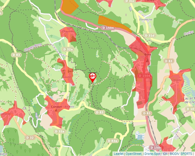 Carte Géoportail pour les drones de loisir