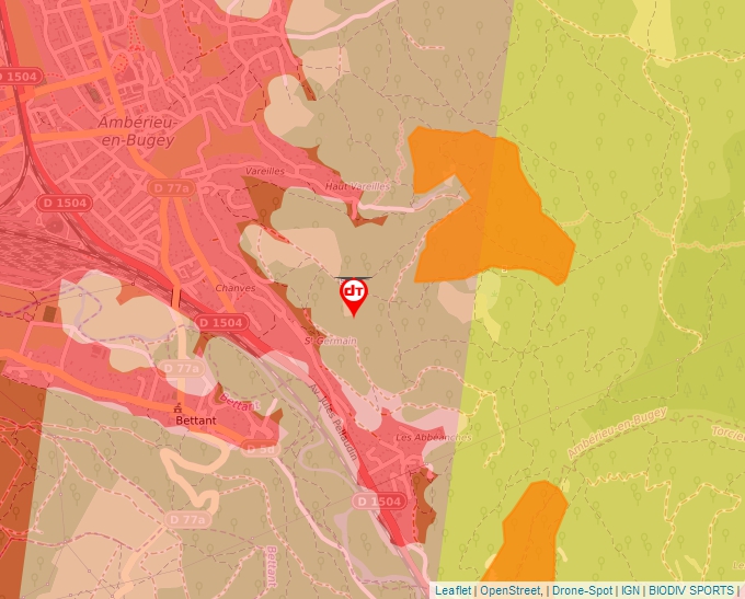 Carte Géoportail pour les drones de loisir