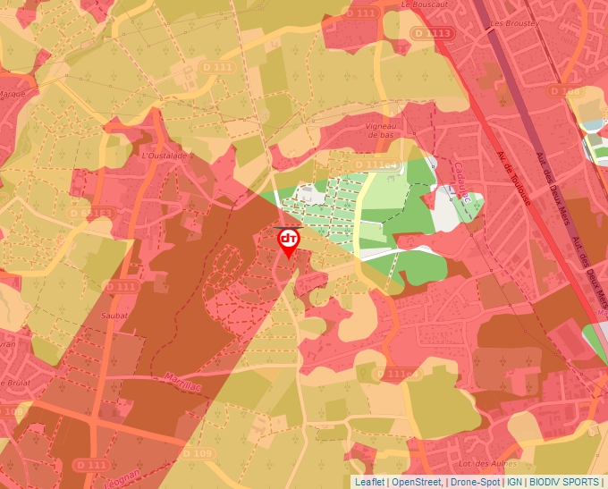 Carte Géoportail pour les drones de loisir