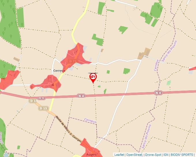 Carte Géoportail pour les drones de loisir