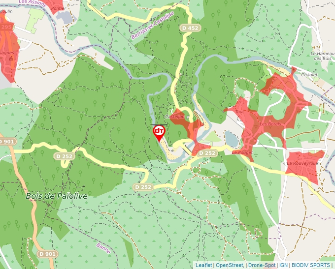 Carte Géoportail pour les drones de loisir