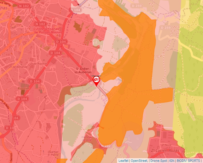 Carte Géoportail pour les drones de loisir