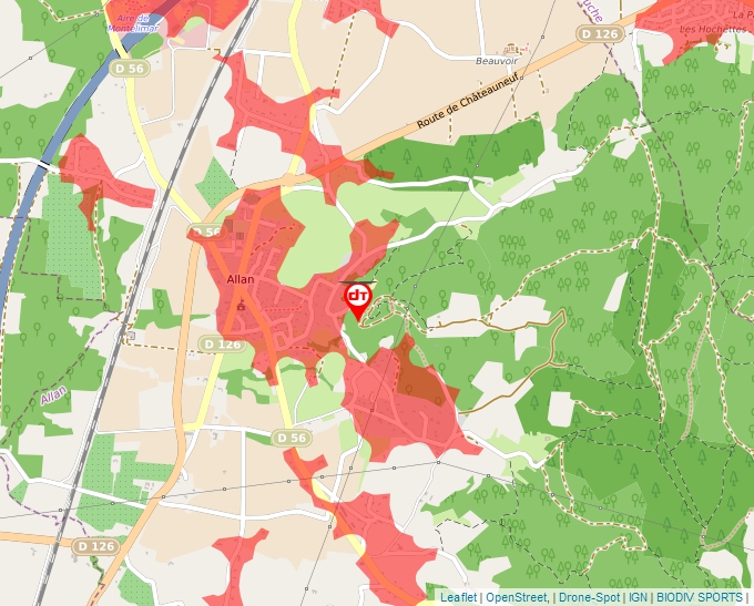 Carte Géoportail pour les drones de loisir