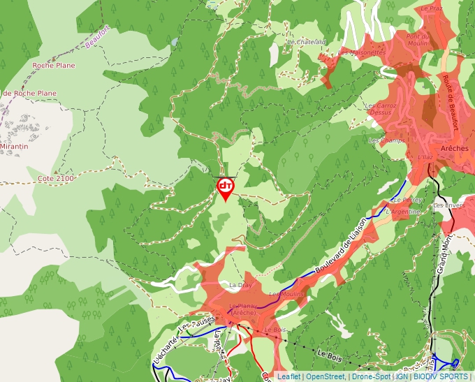 Carte Géoportail pour les drones de loisir