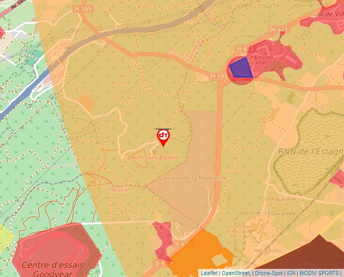 Carte Géoportail pour les drones de loisir