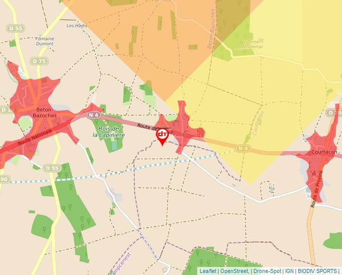 Carte Géoportail pour les drones de loisir