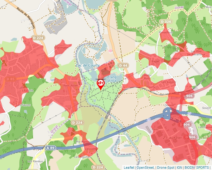 Carte Géoportail pour les drones de loisir