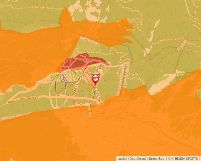 Carte Géoportail pour les drones de loisir