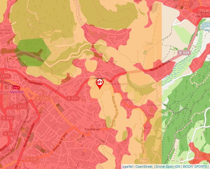 Carte Géoportail pour les drones de loisir