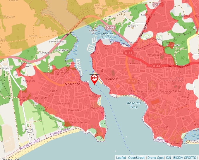 Carte Géoportail pour les drones de loisir