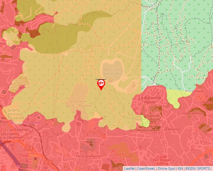 Carte Géoportail pour les drones de loisir