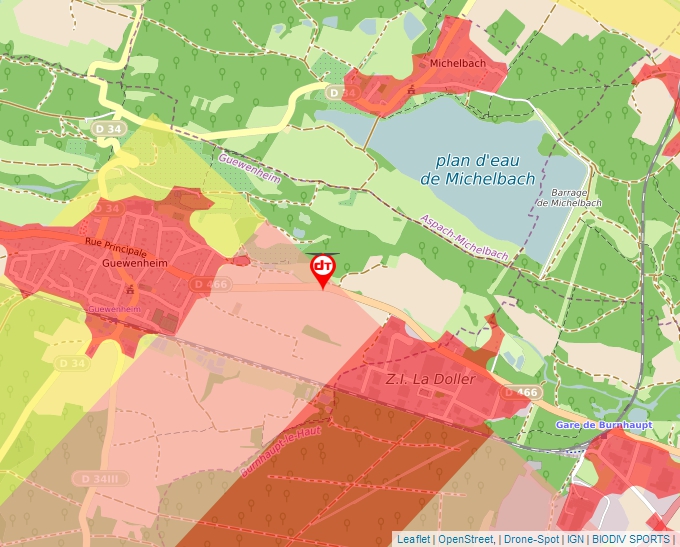 Carte Géoportail pour les drones de loisir