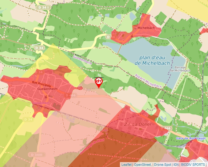 Carte Géoportail pour les drones de loisir