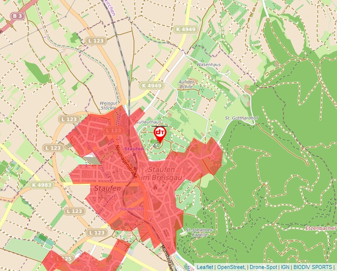 Carte Géoportail pour les drones de loisir