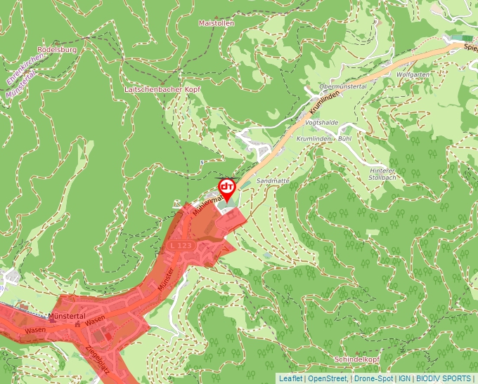 Carte Géoportail pour les drones de loisir