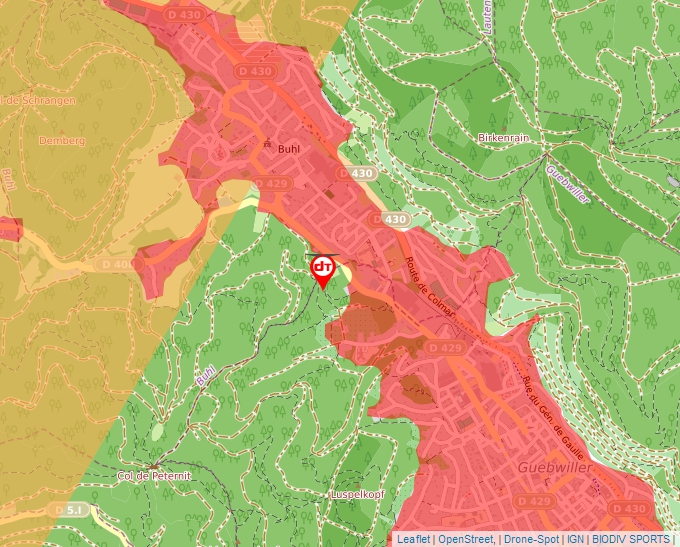 Carte Géoportail pour les drones de loisir