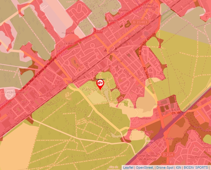 Carte Géoportail pour les drones de loisir