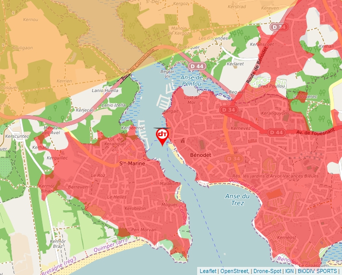 Carte Géoportail pour les drones de loisir