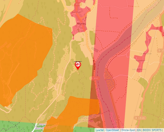 Carte Géoportail pour les drones de loisir