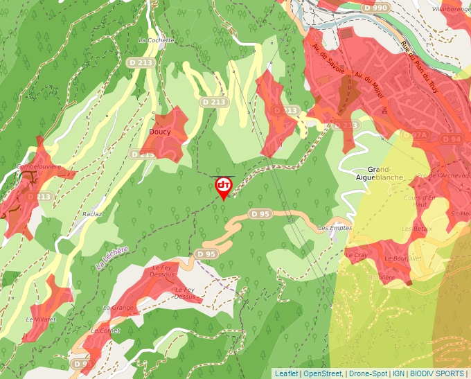 Carte Géoportail pour les drones de loisir