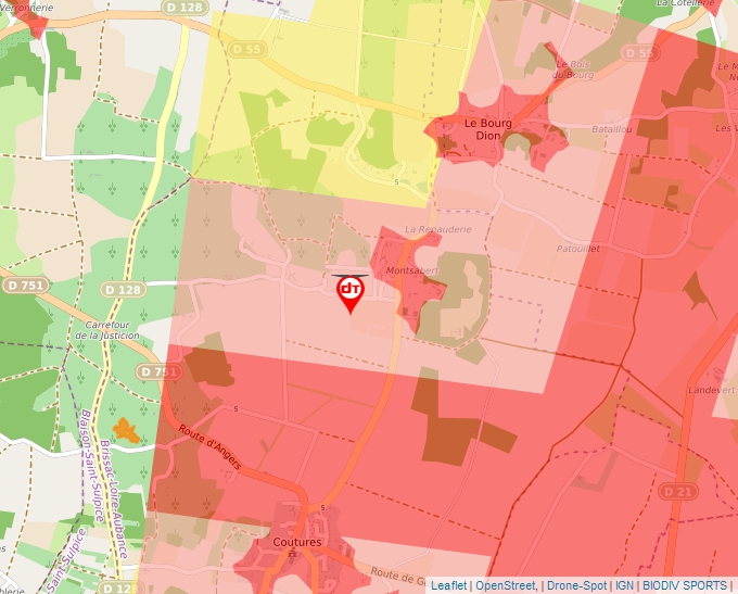 Carte Géoportail pour les drones de loisir