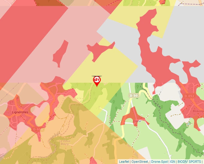 Carte Géoportail pour les drones de loisir