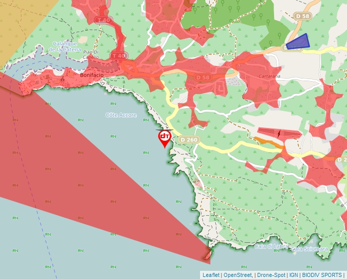 Carte Géoportail pour les drones de loisir