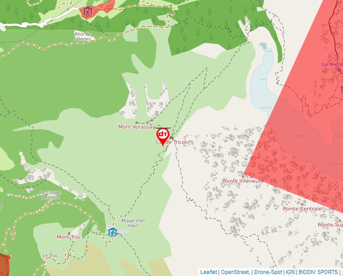 Carte Géoportail pour les drones de loisir