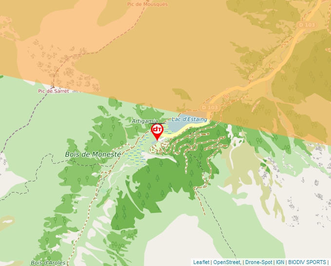 Carte Géoportail pour les drones de loisir