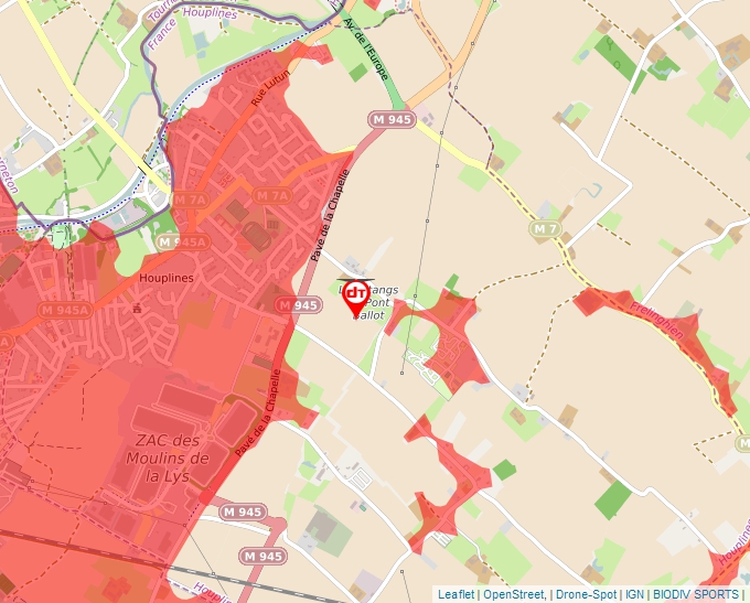 Carte Géoportail pour les drones de loisir