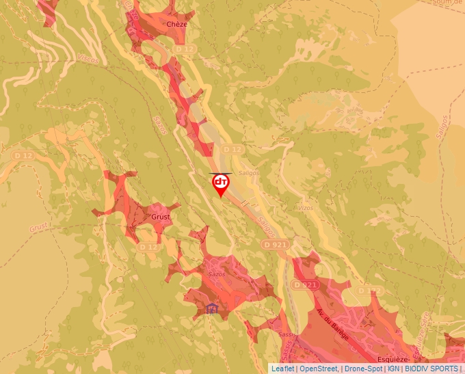 Carte Géoportail pour les drones de loisir