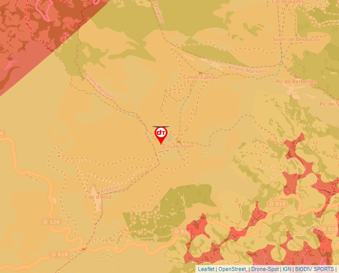 Carte Géoportail pour les drones de loisir