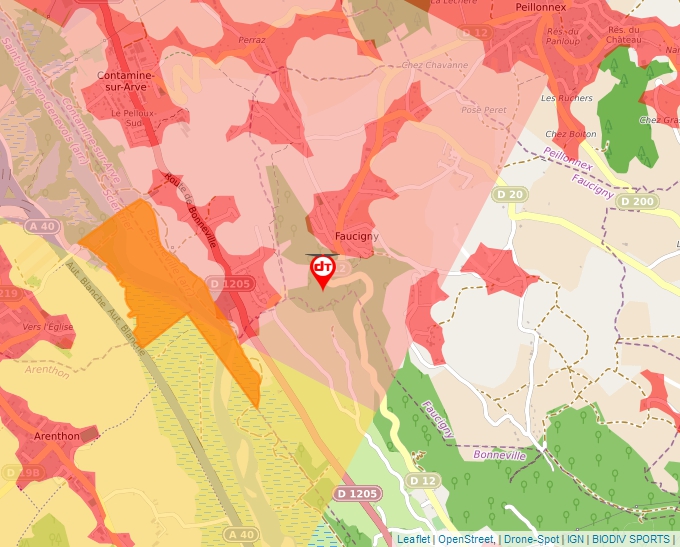 Carte Géoportail pour les drones de loisir