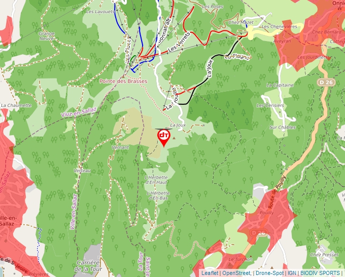 Carte Géoportail pour les drones de loisir