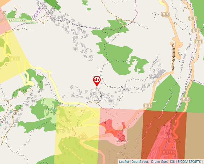 Carte Géoportail pour les drones de loisir