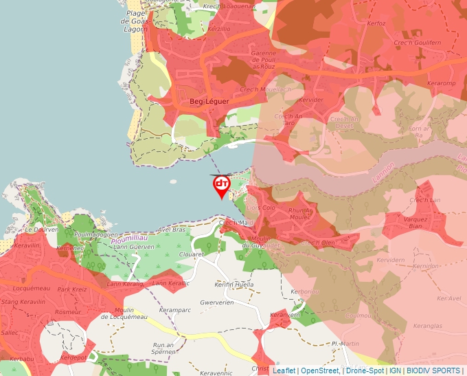 Carte Géoportail pour les drones de loisir