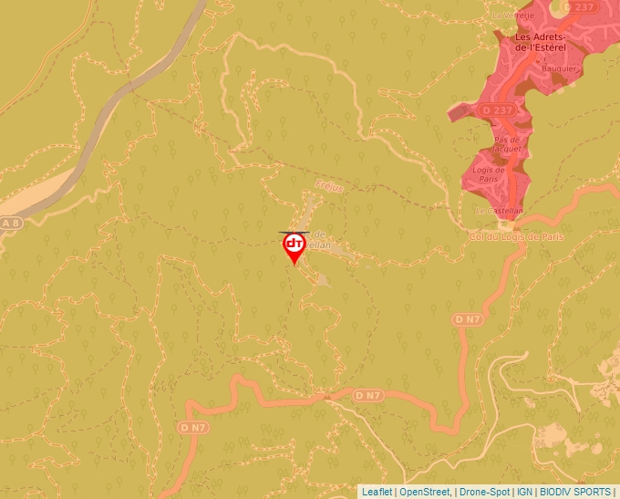 Carte Géoportail pour les drones de loisir