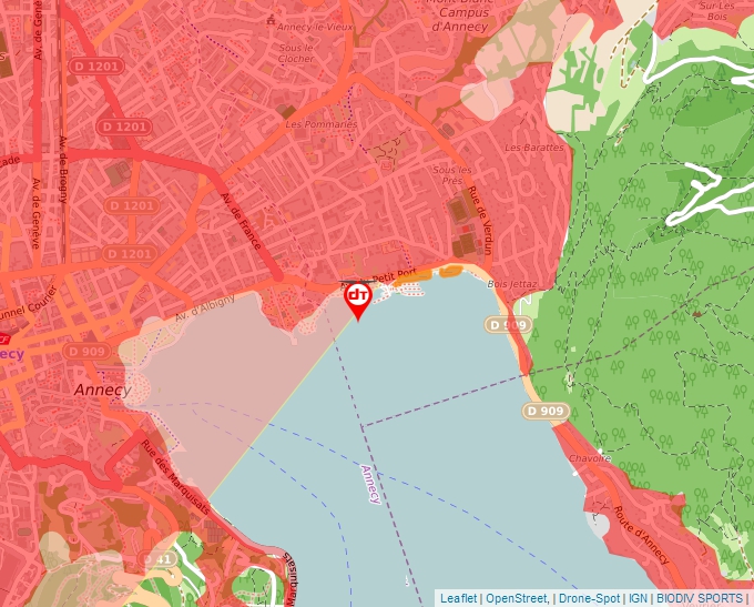 Carte Géoportail pour les drones de loisir